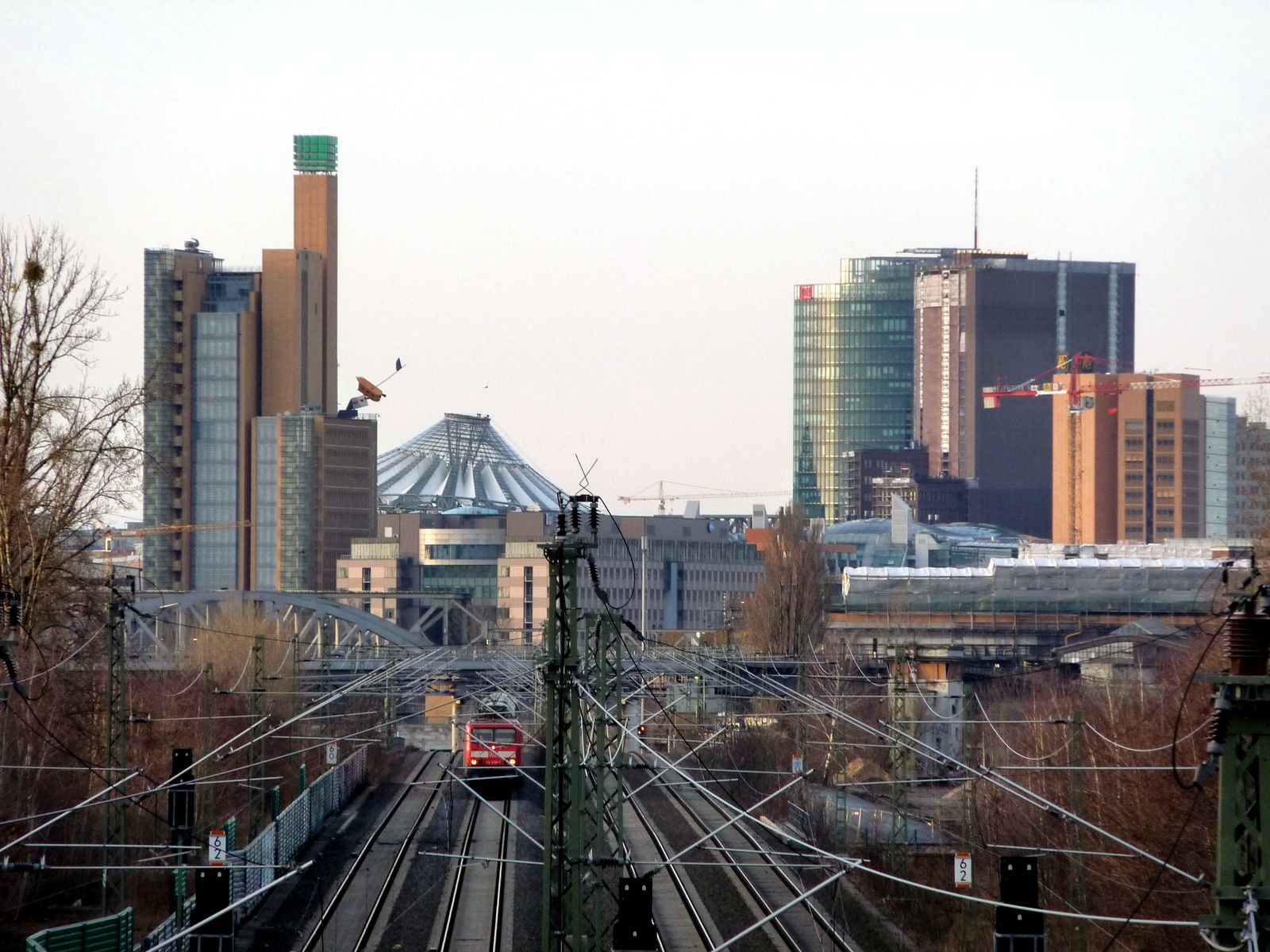 Potsdamer Platz und Bahngleise