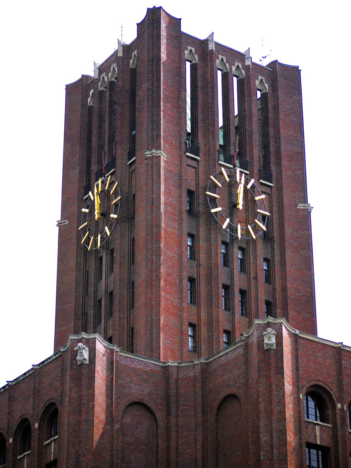 Berlin-Ullsteinhaus-Uhrenturm