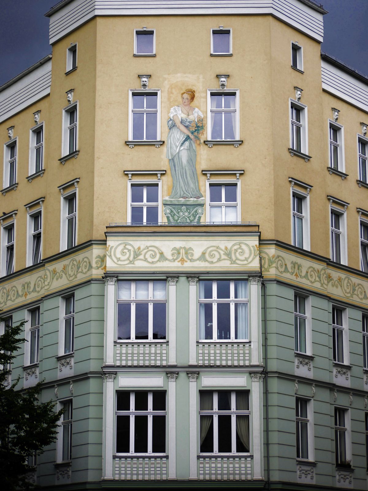 Wandmalerei Berliner Wohnhaus