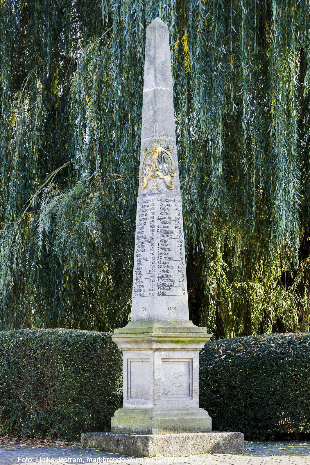 Wahrenbrück-Kursächsische Postmeilensäule