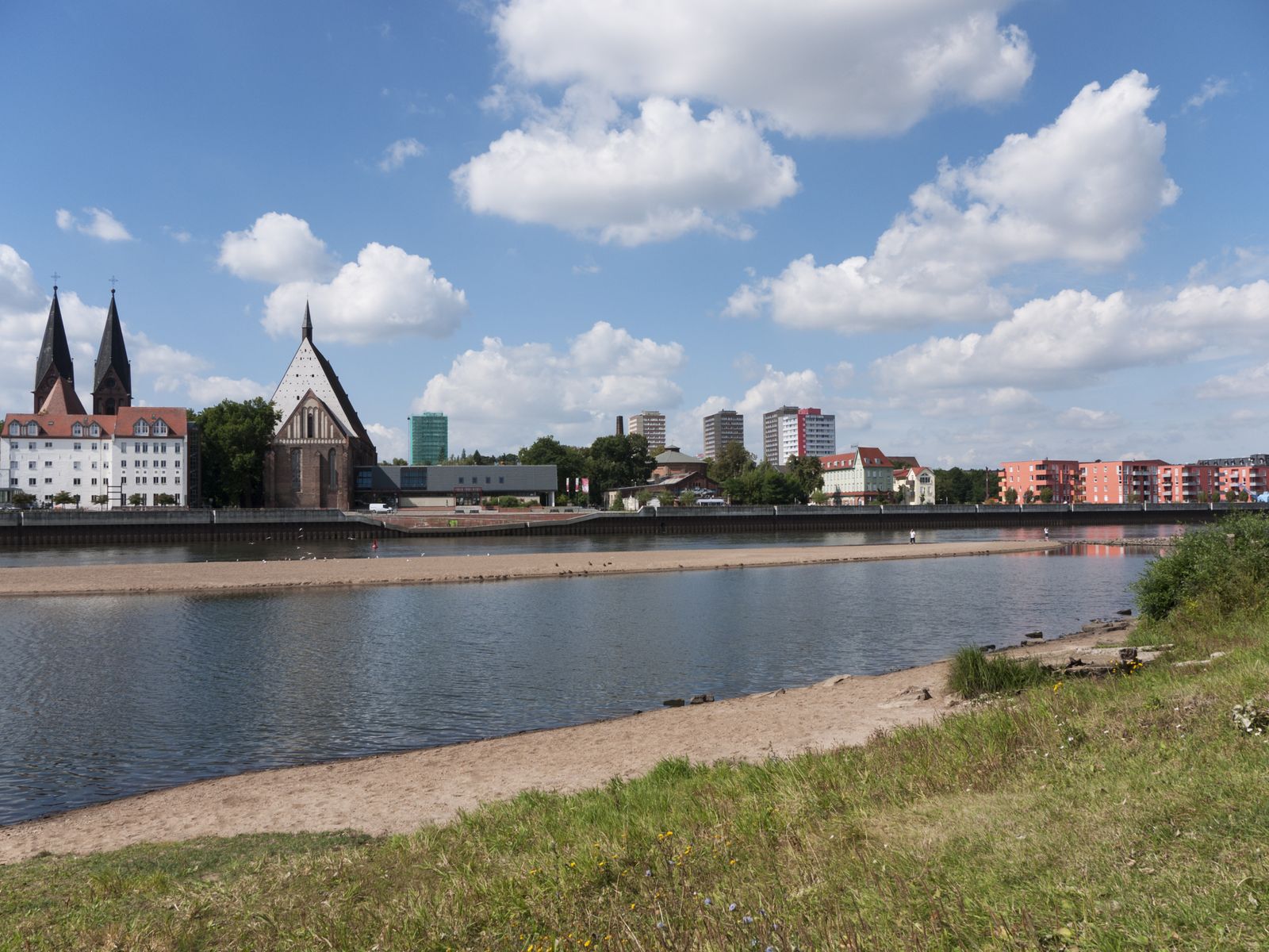 Frankfurt-Flussblick-Strand
