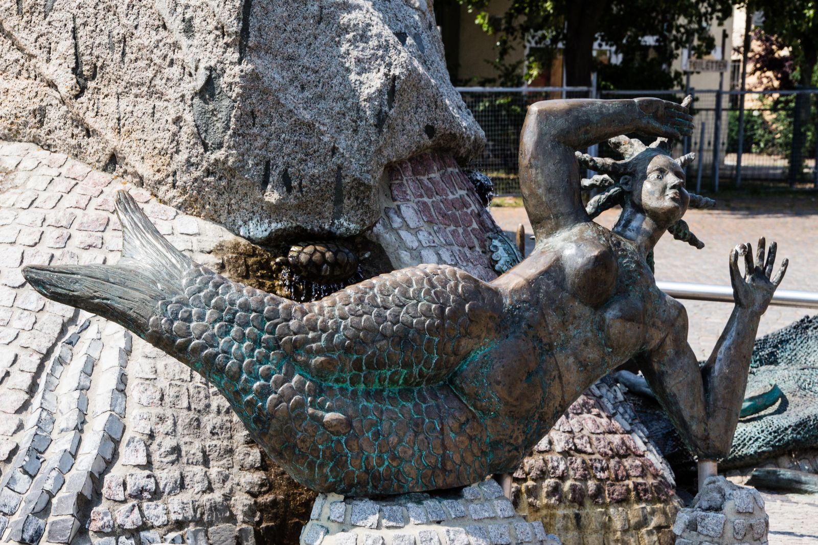 Wriezen-Marktbrunnen-Nixe