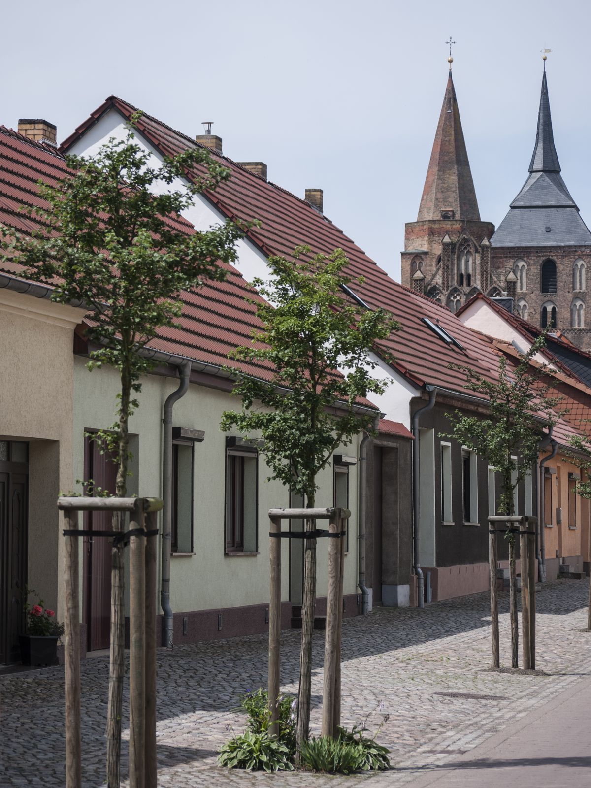 Gransee-Marienkirche-Haeuser-Kirchtuerme