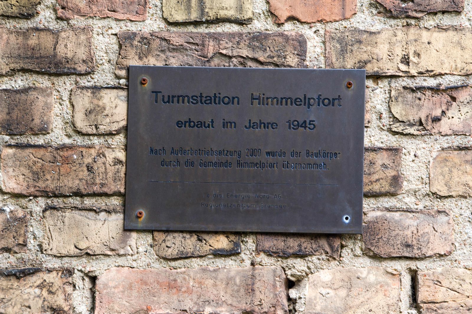 Himmelpfort-Turmstation-Tafel