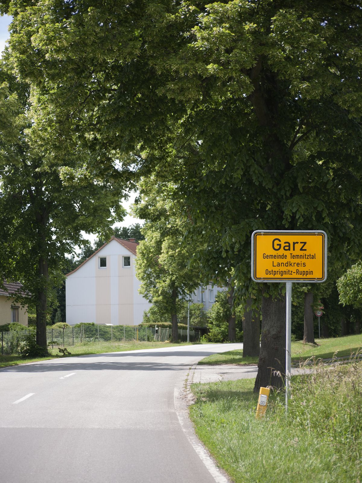Garz-Ortseingang