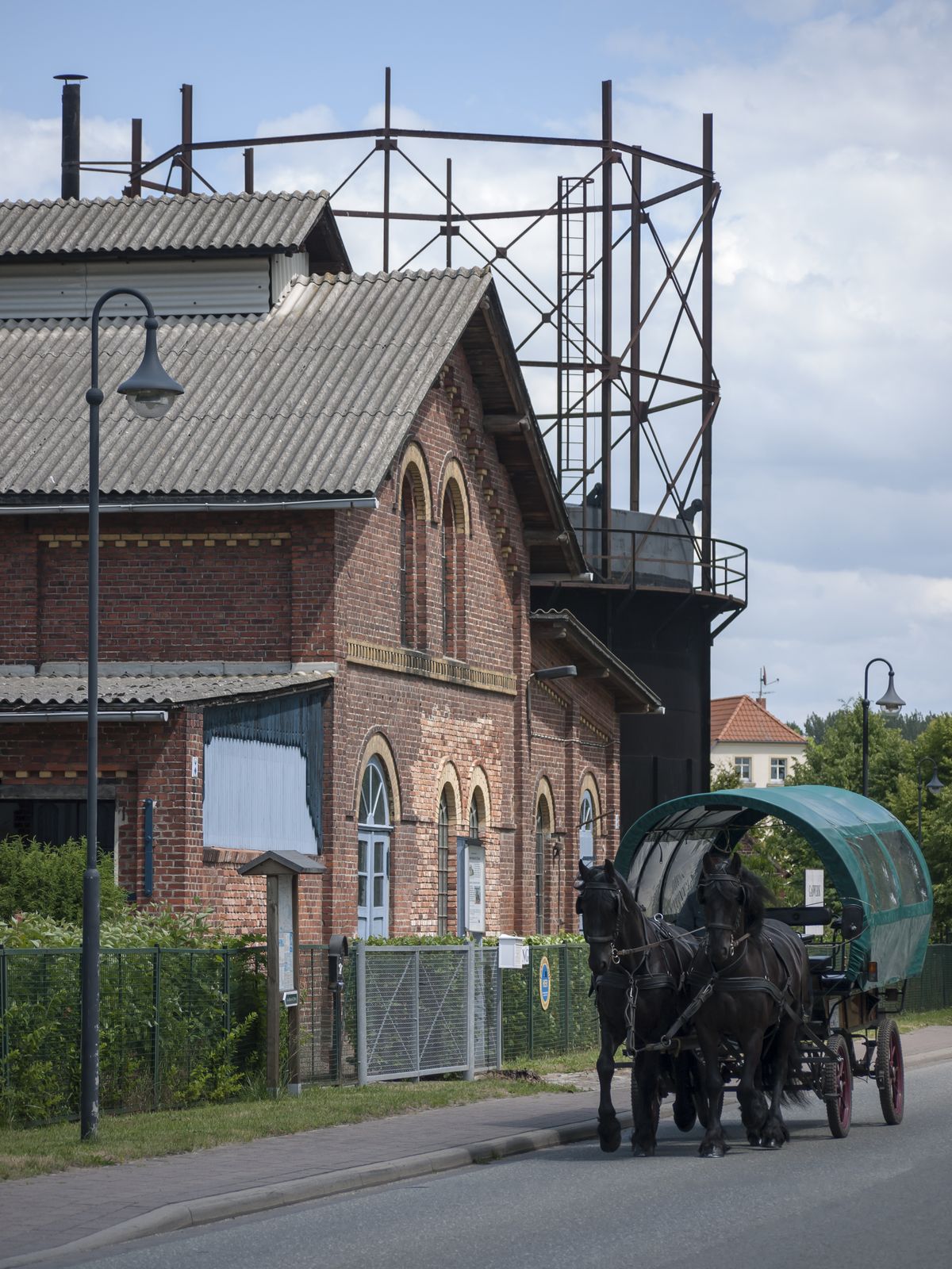 Neustadt-Gaswerk-Pferdewagen