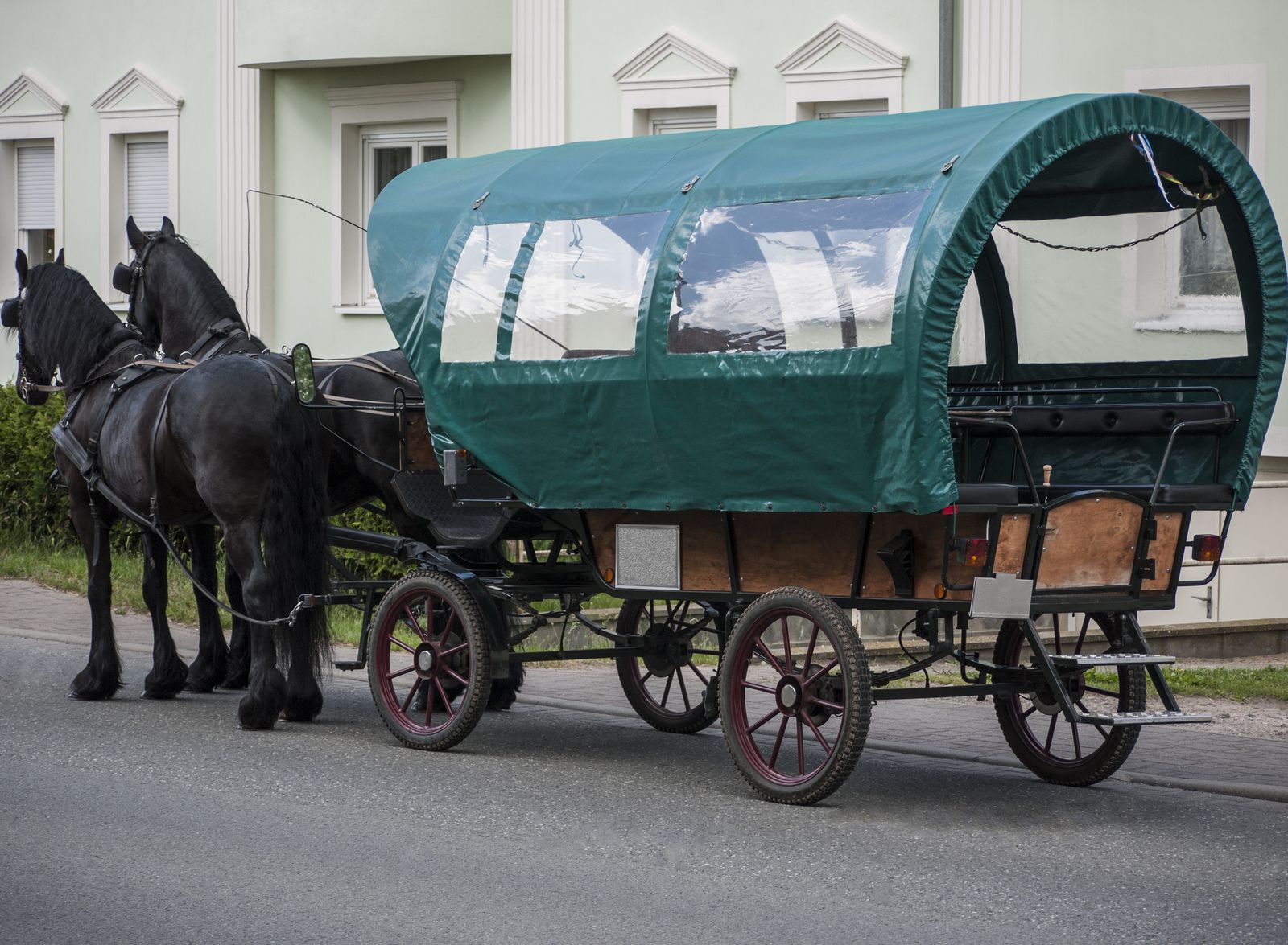 Neustadt-Pferdewagen-leer
