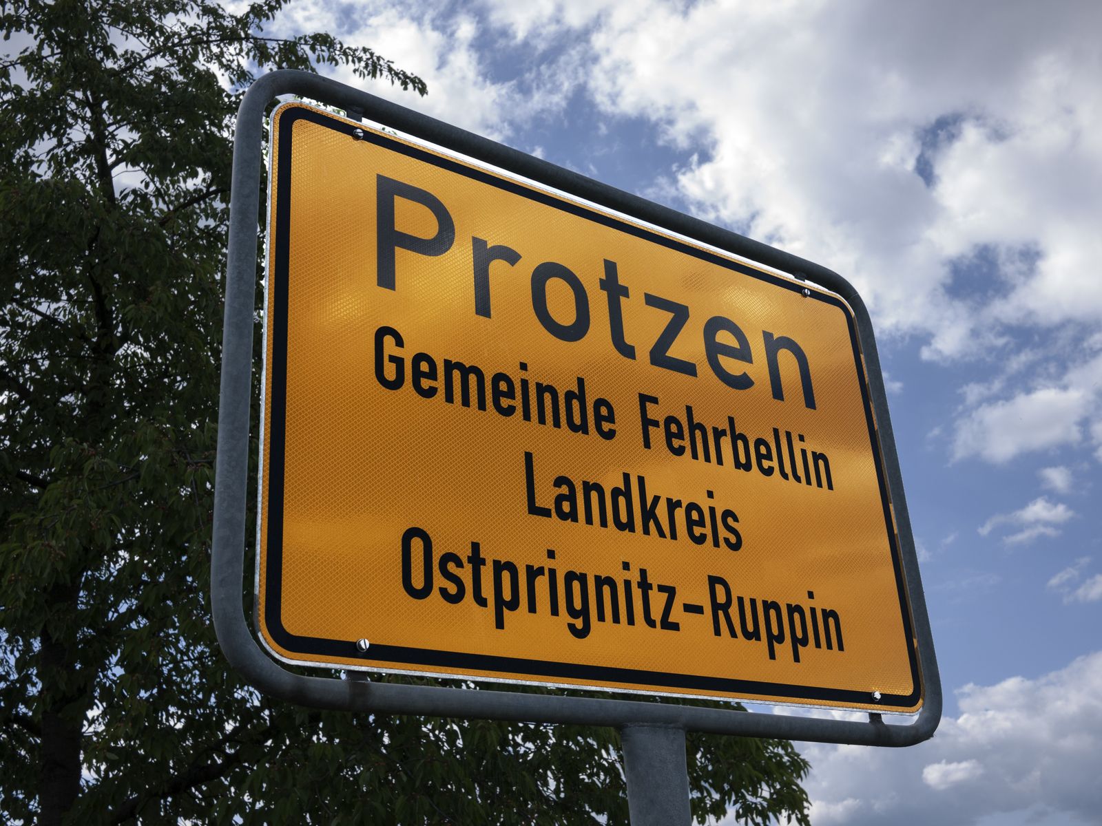 Protzen-Ortseingang