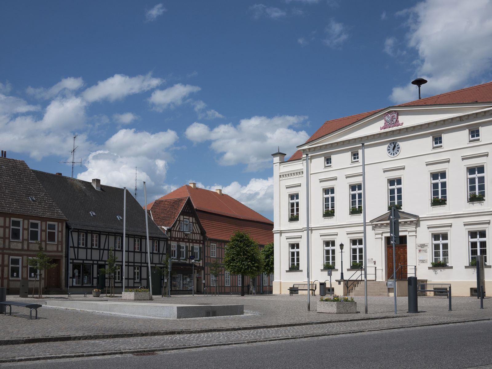 Wusterhausen-Rathaus-Marktplatz