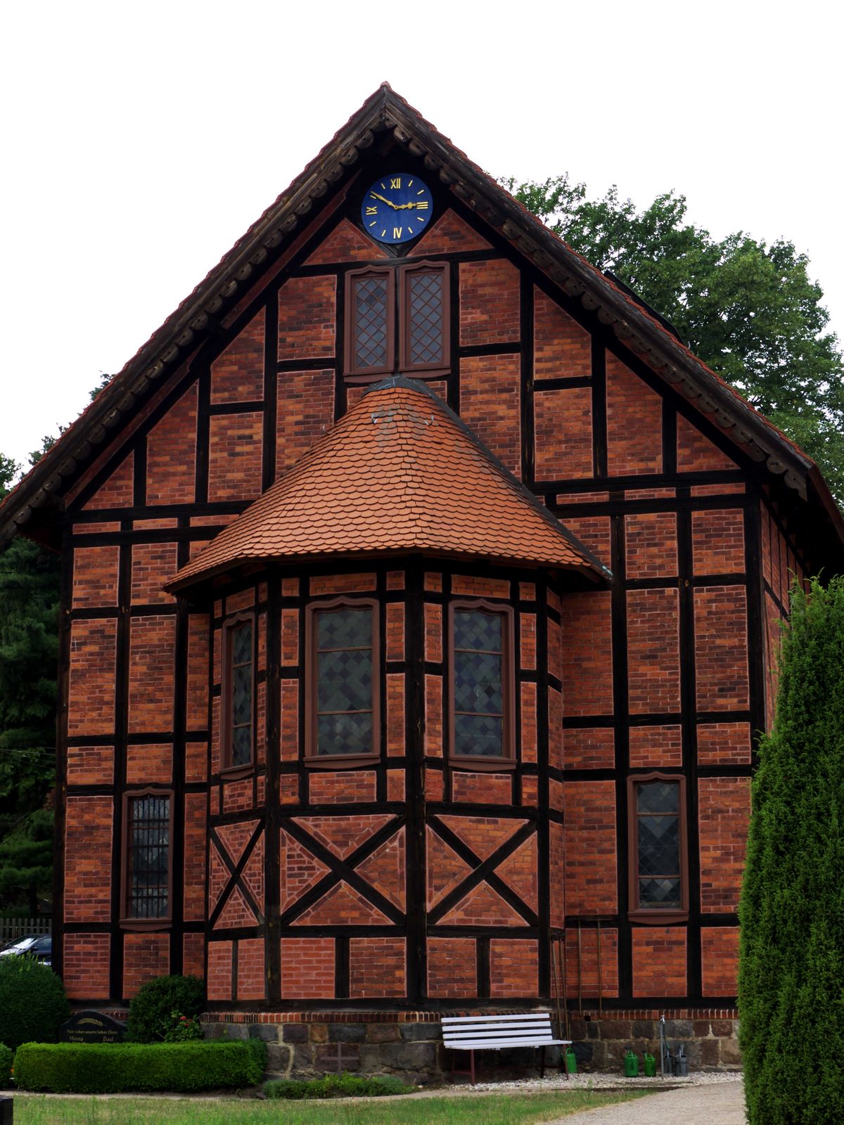 Fachwerkkirche Dippmannsdorf-frontal