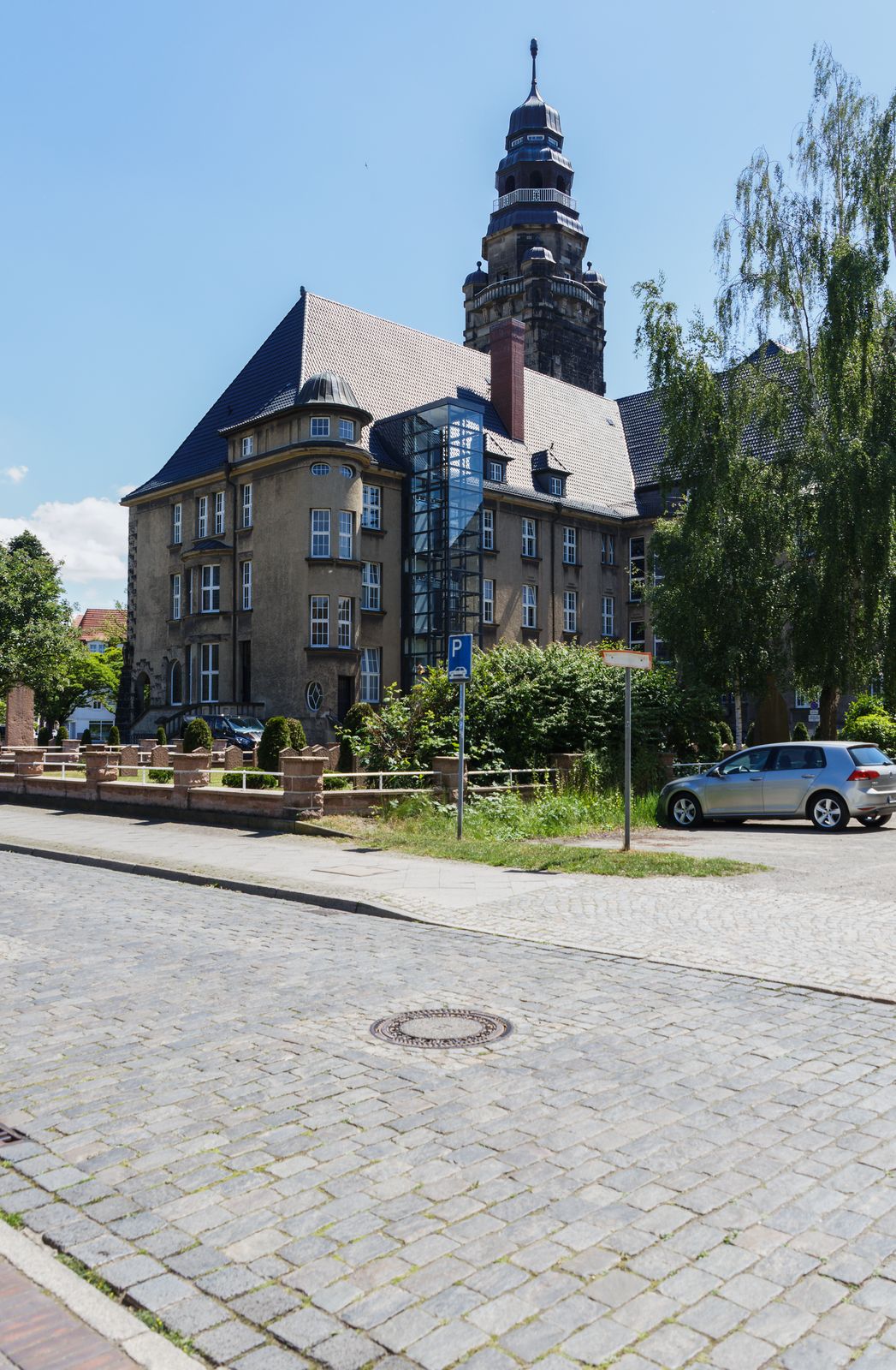 Wittenberge - Rathaus an der August-Bebel-Straße