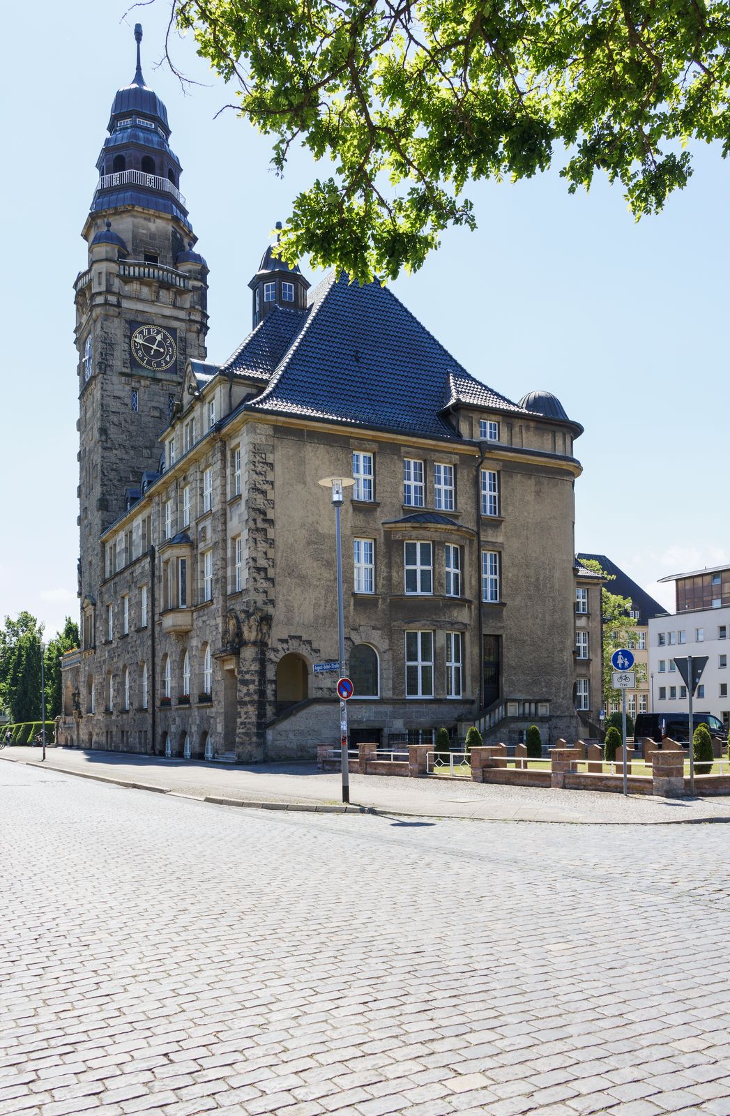 Wittenberge - Rathaus an der August-Bebel-Straße
