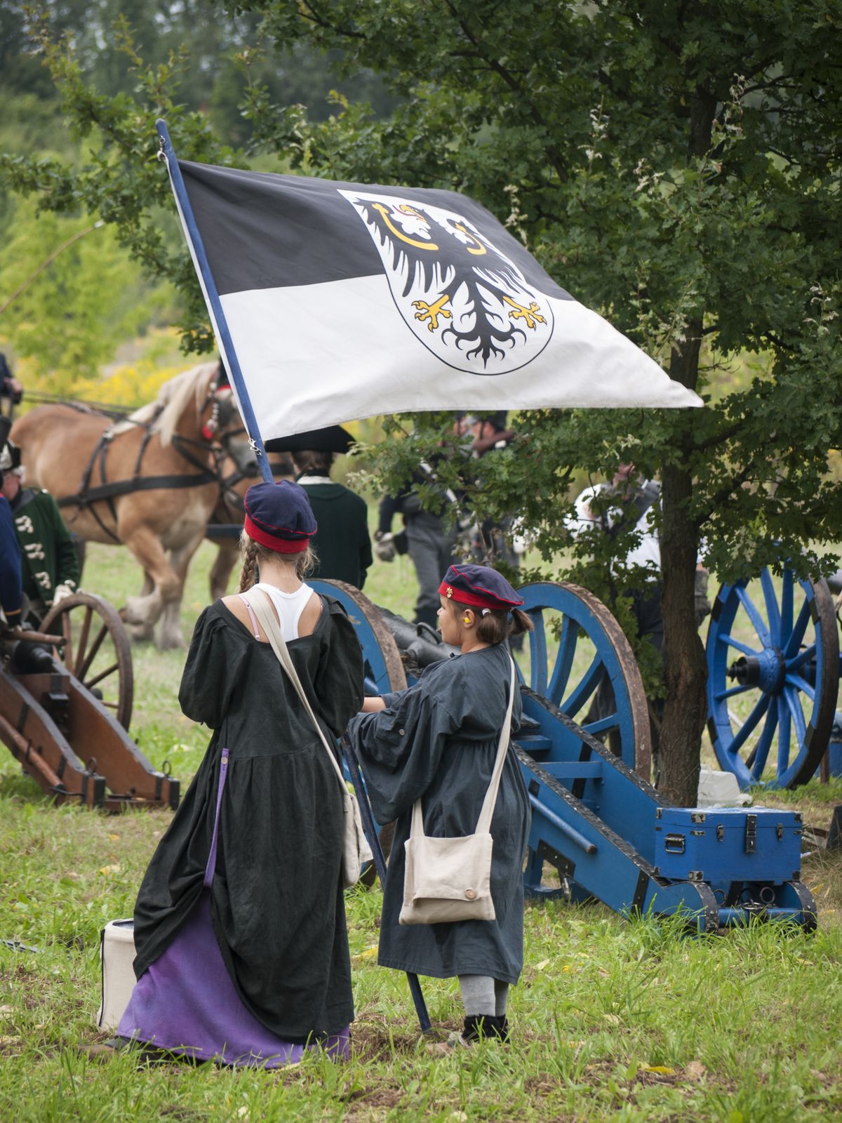 Grossbeeren-2012-Preussenfahne