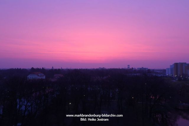 Saharastaubsonnenaufgang