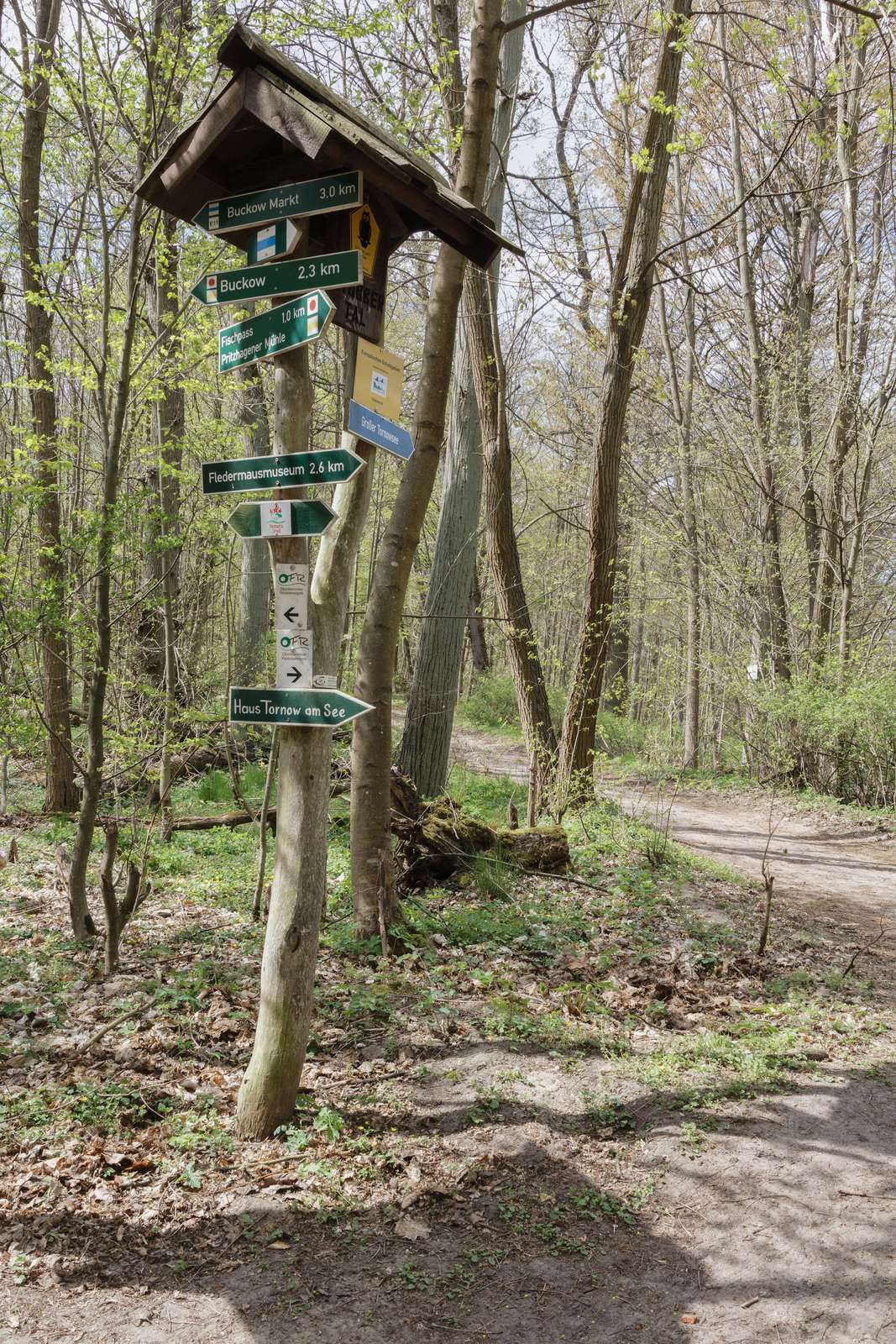 Großer Tornowsee-Wegweiser