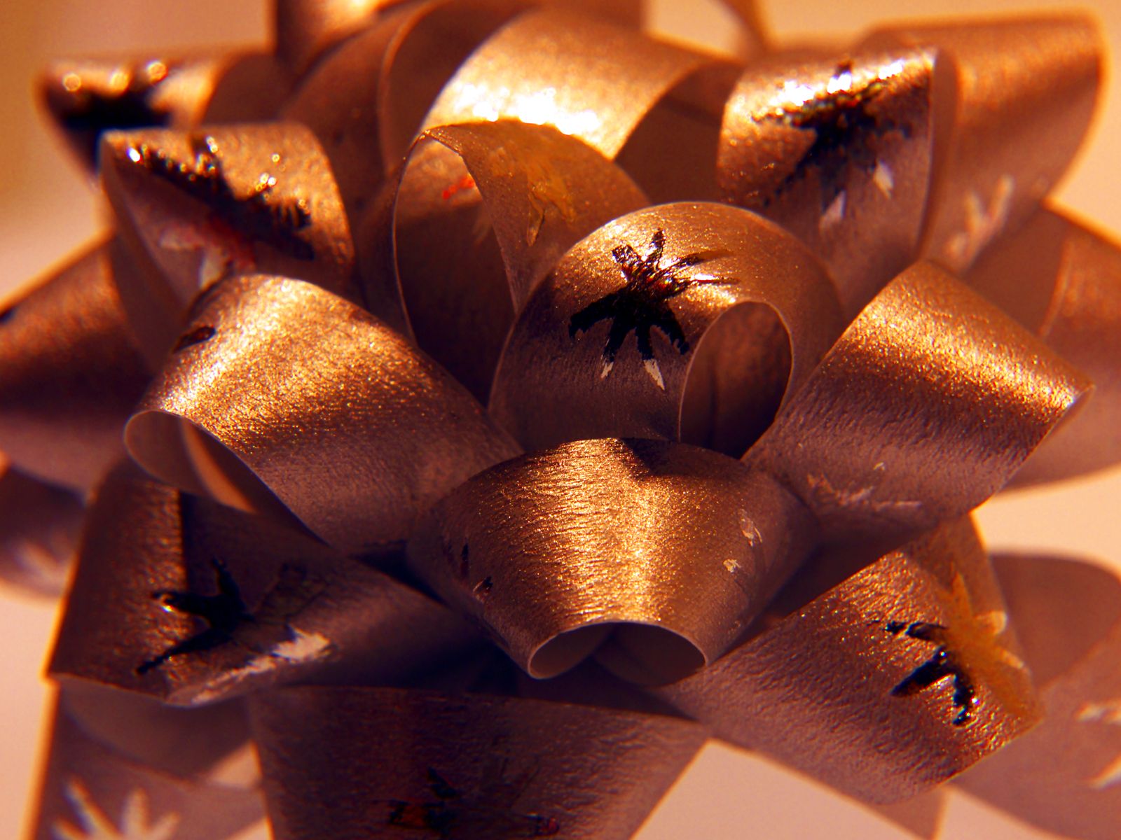Geschenkschleife-bronze